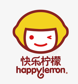 奶茶店logo快乐柠檬奶茶店LOGO矢量图图标高清图片