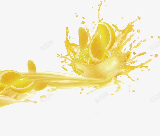 芒果汁飞溅的芒果汁png免抠素材_新图网 https://ixintu.com 芒果 芒果汁 飞溅的芒果汁 黄色