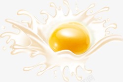 白色喷溅鸡蛋高清图片