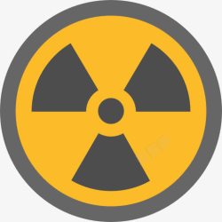 放射性标志辐射图标高清图片