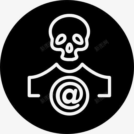 颅骨轮廓阿罗瓦签一圈图标png_新图网 https://ixintu.com SEO SEO阿罗瓦 全 圆 头骨轮廓 电子邮件 界面 象征
