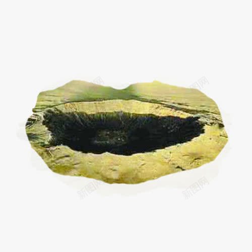 深坑的形成png免抠素材_新图网 https://ixintu.com 大坑 水坑 深坑 石坑 石头 陨石坑