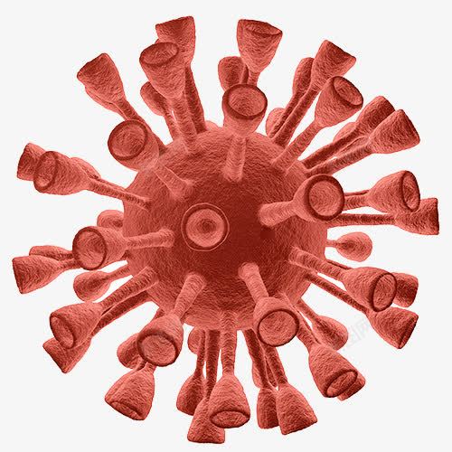 红色癌细胞png免抠素材_新图网 https://ixintu.com 病毒 癌症 癌细胞 细菌图