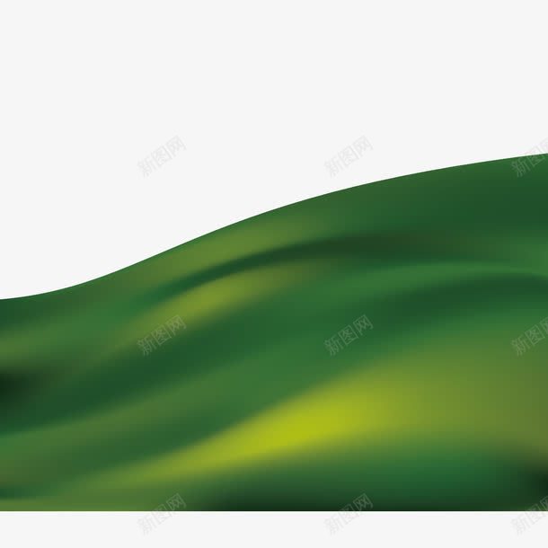 鼠绘绿色的丝绸png免抠素材_新图网 https://ixintu.com 丝绸 布 绿色 鼠绘