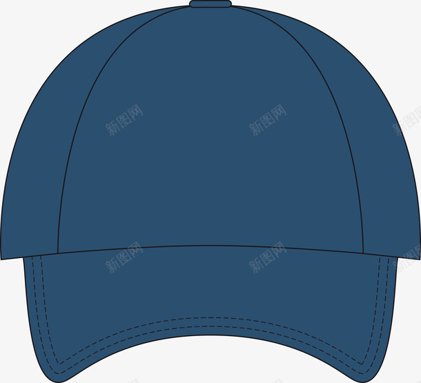 卡通蓝色帽子正面图png免抠素材_新图网 https://ixintu.com 卡通帽子 帽子 帽子图 彩色 服饰 棒球帽 毛线帽 礼帽
