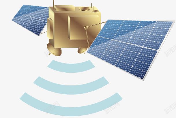 卫星雷达检测设备png免抠素材_新图网 https://ixintu.com 信号监测 卫星 检测设备 雷达