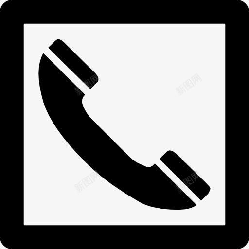 手机耳象征在广场图标png_新图网 https://ixintu.com 平方 形状 手机 接口 标志 电话 符号 耳 要领 通信