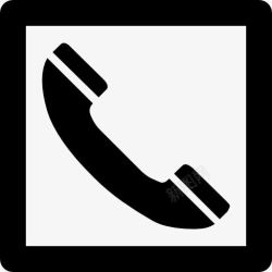 通信标志手机耳象征在广场图标高清图片
