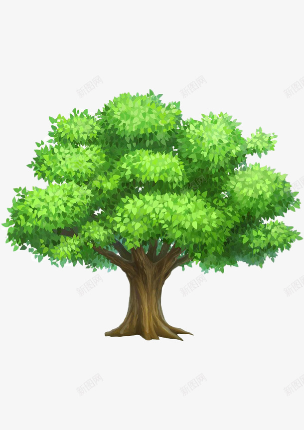 茂盛的大树png免抠素材_新图网 https://ixintu.com PNG图形 PNG装饰 大树 树木 绿树 装饰