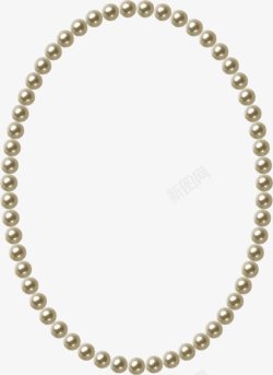 女人衣服珍珠项链高清图片