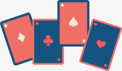 赌博棋牌游戏卡通扁平棋牌赌博图标高清图片