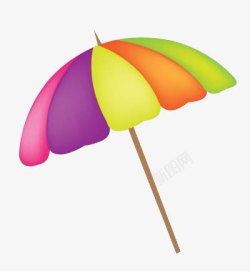 海报伞沙滩伞高清图片