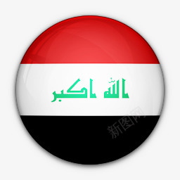 国旗伊拉克对世界标志图标图标