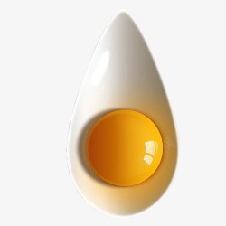 PS制作水晶球糖心鸡蛋模型高清图片