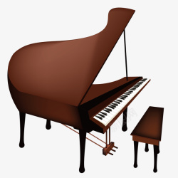 钢琴曲乐器矢量图图标高清图片