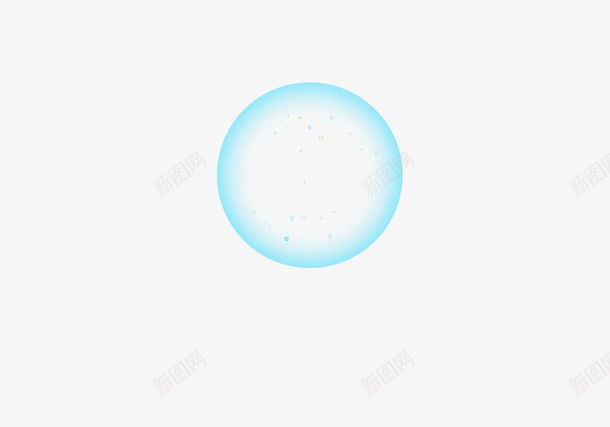 蓝色卡通晶莹圆形气泡png免抠素材_新图网 https://ixintu.com 卡通 圆形 晶莹 气泡 蓝色