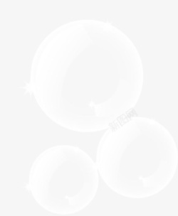 氧气泡泡梦幻发光的气泡高清图片