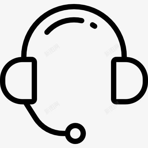 支持图标png_新图网 https://ixintu.com 客户服务 技术 支持电子 电话销售 耳机 麦克风
