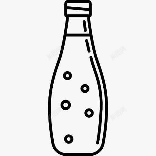 瓶子里的水图标png_新图网 https://ixintu.com 健康饮料 玻璃瓶 食品 饮用