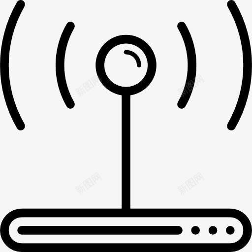WiFi路由器图标png_新图网 https://ixintu.com WiFi信号 技术 无线上网 无线连接 连接互联网