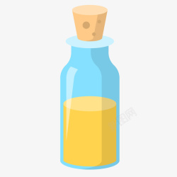 SPA精油瓶美容养生SPA精油瓶矢量图高清图片