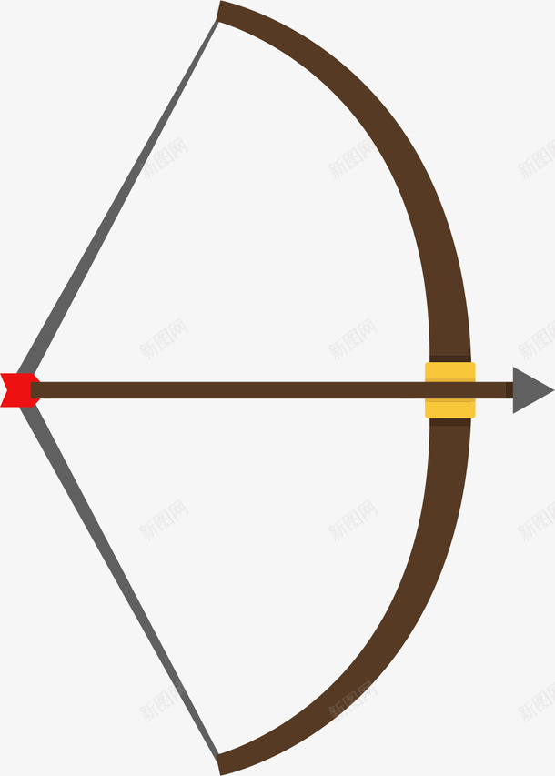 弓箭木质符号png免抠素材_新图网 https://ixintu.com 卡通风格 国家符号 弓箭 符号 蒙古国 蒙古国元素 蒙古国符号