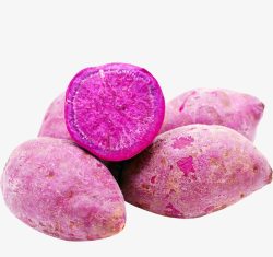 小紫薯实物紫薯地瓜高清图片