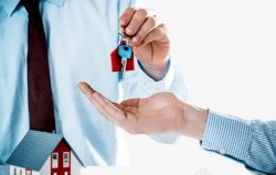 房子贷款房子钥匙人物图标高清图片