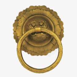 古代铜门环素材