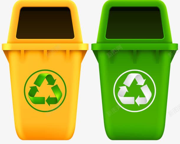 循环利用垃圾桶png免抠素材_新图网 https://ixintu.com 三角 回收 垃圾 垃圾桶 循环 标志 环保 符号