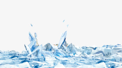 冰块效果精美冰块堆高清图片
