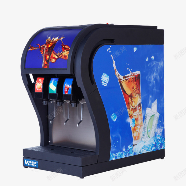 碳酸饮料机png免抠素材_新图网 https://ixintu.com 产品实物 冷饮机 可乐机 商用现调机 碳酸饮料机 饮料机
