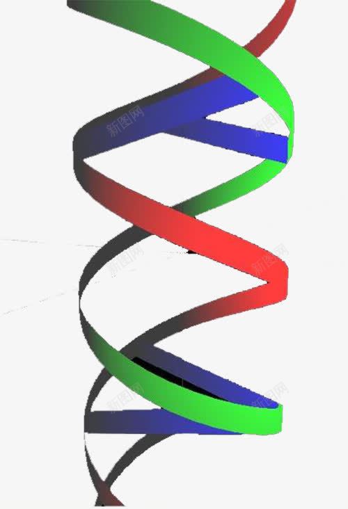 彩色简约基因链图形png免抠素材_新图网 https://ixintu.com DNA双螺旋 基因 实验 彩色 科研 简约 遗传