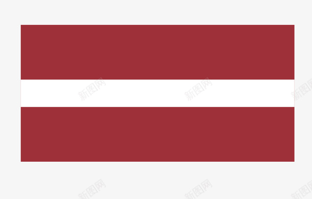 拉脱维亚国旗矢量图eps免抠素材_新图网 https://ixintu.com 国旗 拉脱维亚 矢量国旗 矢量旗帜 矢量图