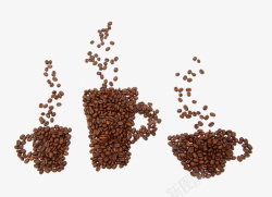 咖啡豆豆咖啡豆咖啡创意奶茶店咖啡店广告高清图片
