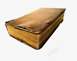 棕黄色古书籍素材