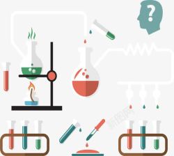 发明创造科学实验器材矢量图高清图片