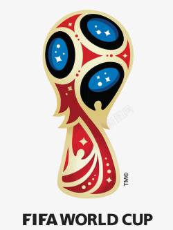 世界杯插画手绘足球世界杯奖杯高清图片