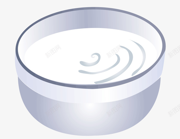 一碗牛奶矢量图ai免抠素材_新图网 https://ixintu.com 一大碗 牛奶 白色 营养物品 食品 食物 饮料 矢量图