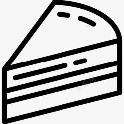 食品切片蛋糕图标高清图片