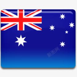 Australia澳大利亚国旗图标高清图片