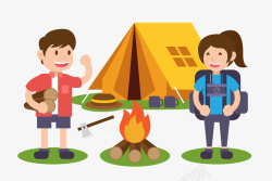 暑假露营暑假户外野外训练营高清图片