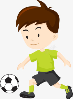 男孩踢球游乐场背景儿童节踢球的少年高清图片