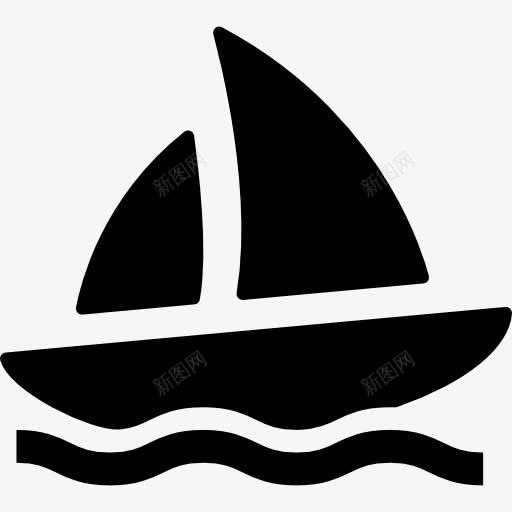 帆船图标png_新图网 https://ixintu.com 海 海洋 航行 船舶 运输船