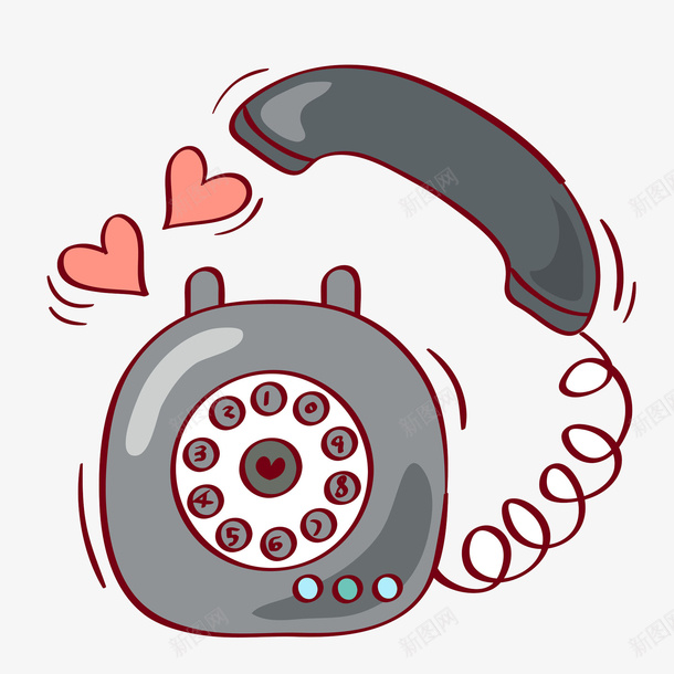 音量很大的灰色电话机png免抠素材_新图网 https://ixintu.com 响铃 固定电话 实用工具 来电 灰色 电话 通讯 通讯工具
