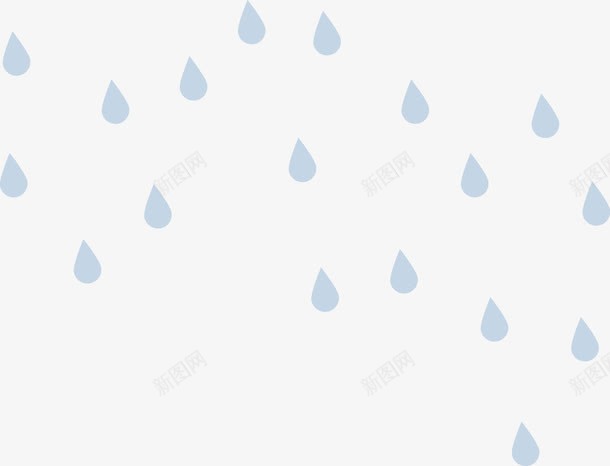 雨滴水滴png免抠素材_新图网 https://ixintu.com 天气 小雨点 形状 水滴 水滴型 雨滴