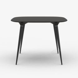半椭圆形桌子黑色会议桌子高清图片