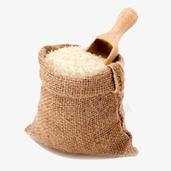 农副产品一袋大米高清图片