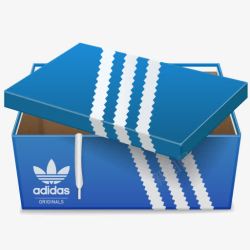 鞋子盒子阿迪达斯Adidasicons图标图标