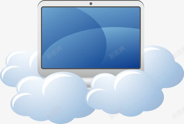 电脑云服务图标png_新图网 https://ixintu.com 云图标 云存储 云服务 云服务器 云服务图标 云朵 云端 云端服务 云计算机 互联网 微云 数据 电脑 矢量云朵